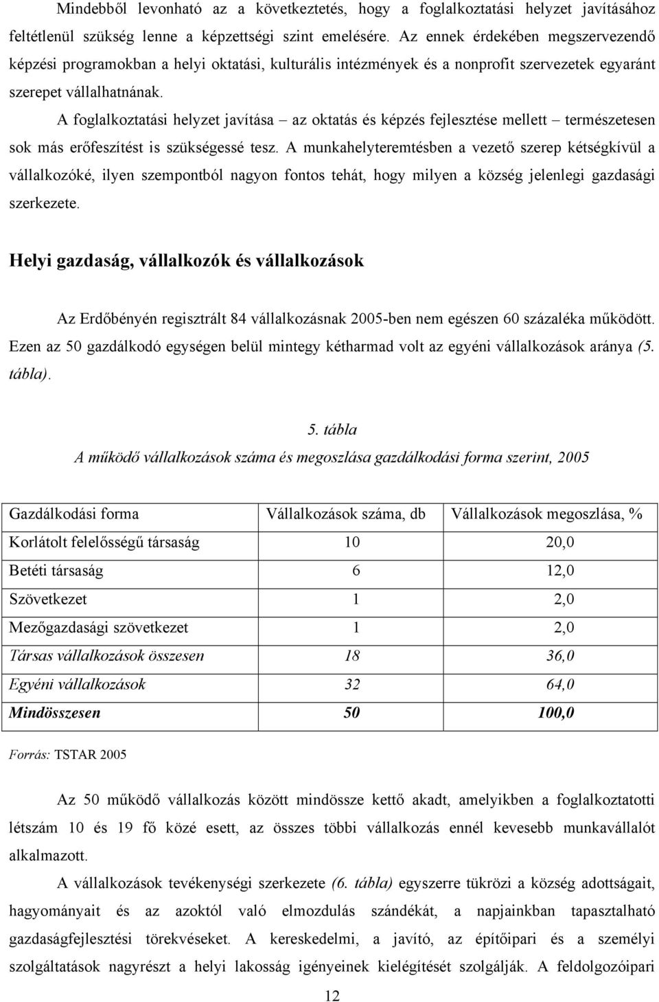 A foglalkoztatási helyzet javítása az oktatás és képzés fejlesztése mellett természetesen sok más erőfeszítést is szükségessé tesz.