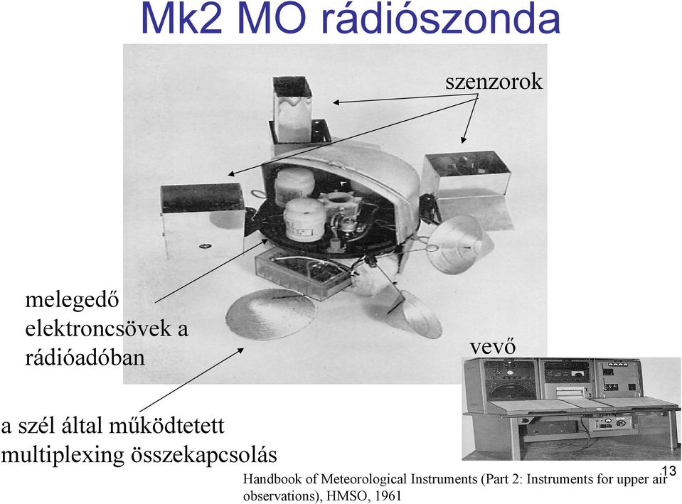 összekapcsolás 13 Handbook of Meteorological Instruments