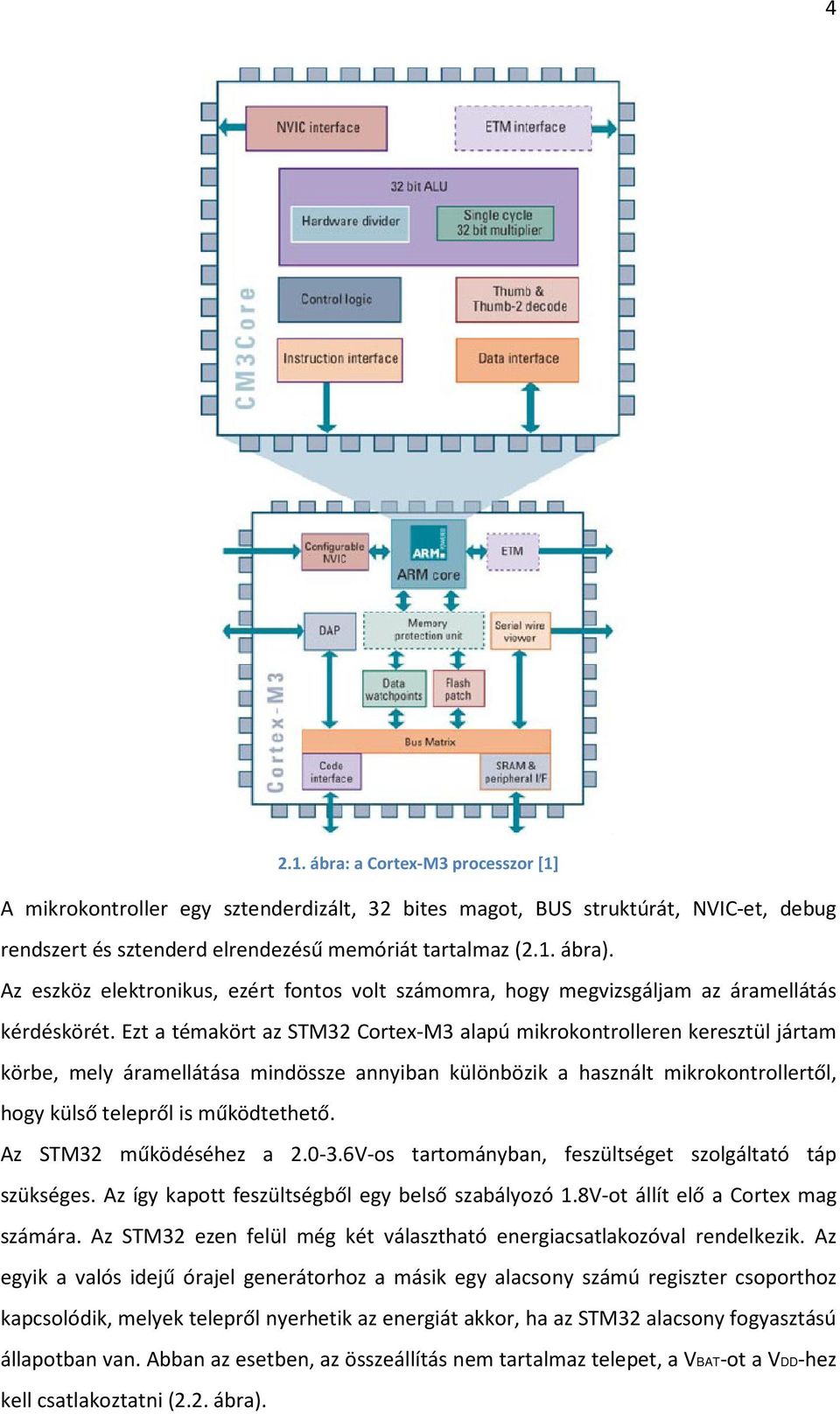 Ezt a témakört az STM32 Cortex-M3 alapú mikrokontrolleren keresztül jártam körbe, mely áramellátása mindössze annyiban különbözik a használt mikrokontrollertől, hogy külső telepről is működtethető.