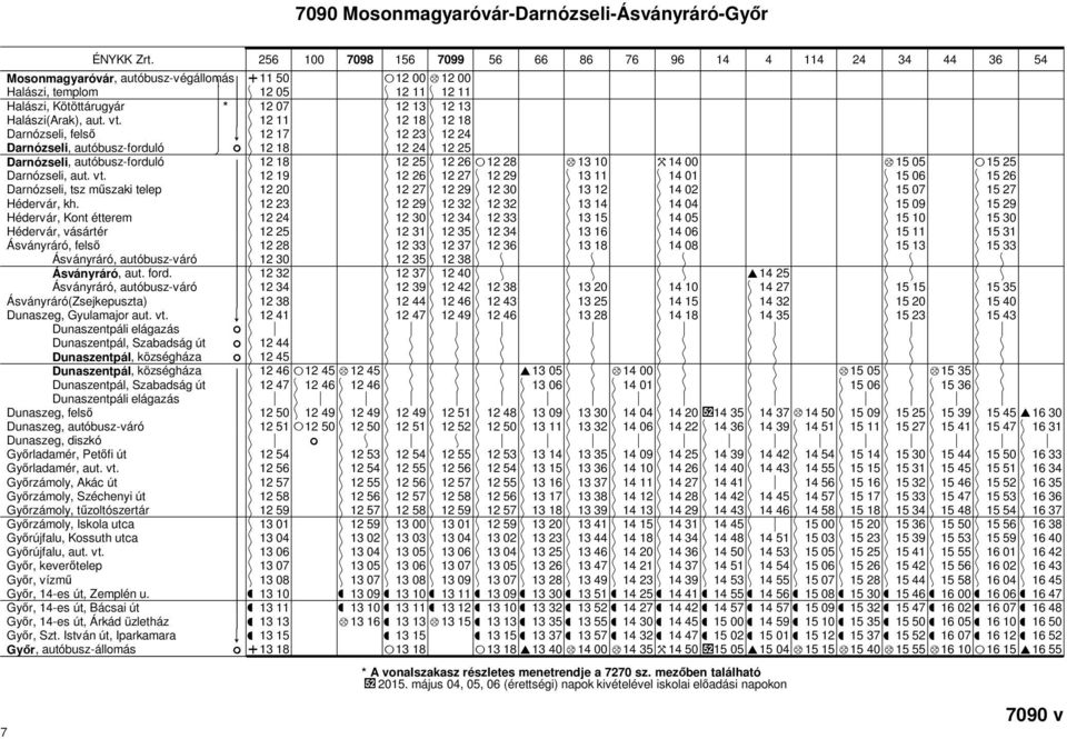 6 12 11 6 12 18 6 12 18 6 12 17 6 12 23 6 12 24 Darnózseli, autóbusz-forduló F 6 12 18 6 12 24 6 12 25 Darnózseli, autóbusz-forduló D 6 12 18 6 12 25 6 12 26 M12 28 I13 10 H14 00 I15 05 M15 25 6 12