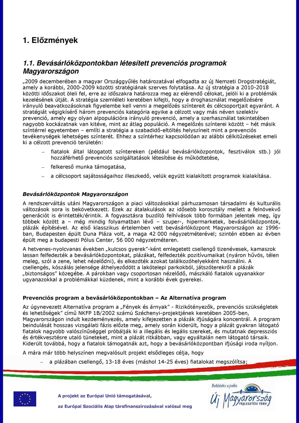 Az új stratégia a 2010-2018 közötti időszakot öleli fel, erre az időszakra határozza meg az elérendő célokat, jelöli ki a problémák kezelésének útját.