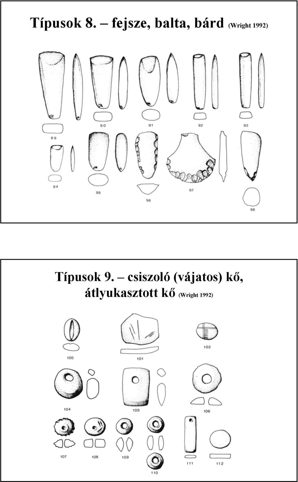 1992) Típusok 9.