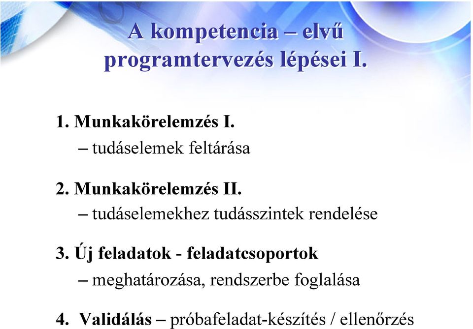 tudáselemekhez tudásszintek rendelése 3.