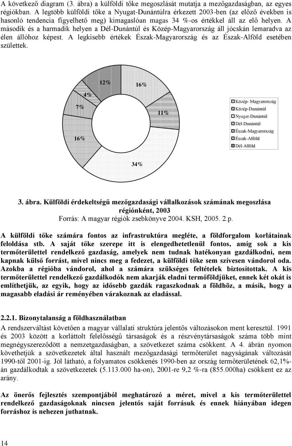 A második és a harmadik helyen a Dél-Dunántúl és Közép-Magyarország áll jócskán lemaradva az élen állóhoz képest. A legkisebb értékek Észak-Magyarország és az Észak-Alföld esetében születtek.