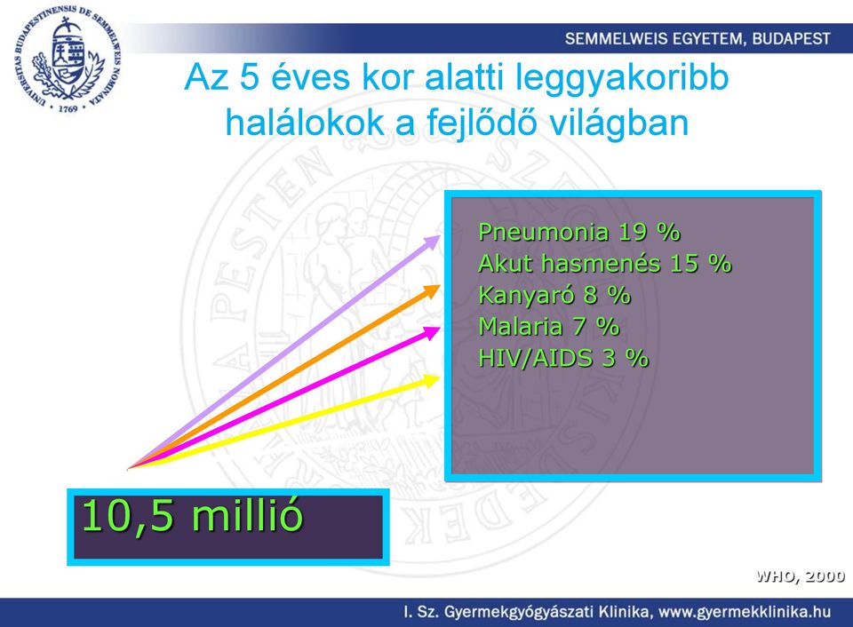 19 % Akut hasmenés 15 % Kanyaró 8 %