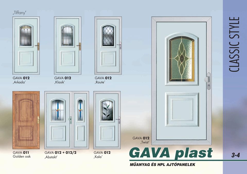 plast GAVA 011 GAVA 012 + 012/2 GAVA 012