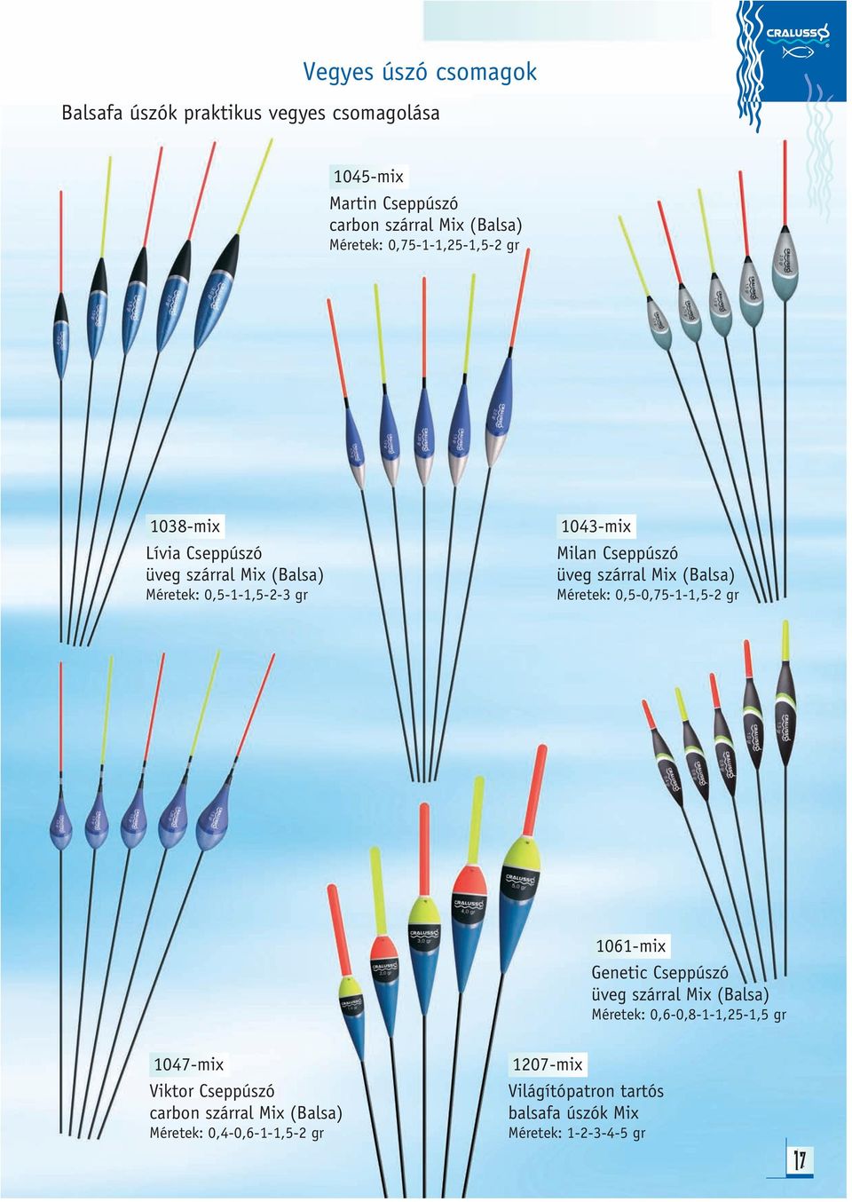 Mix (Balsa) ek: 0,-0,7-1-1,-2 gr 61-mix Genetic Cseppúszó üveg szárral Mix (Balsa) ek: 0,6-0,8-1-1,2-1, gr 47-mix Viktor