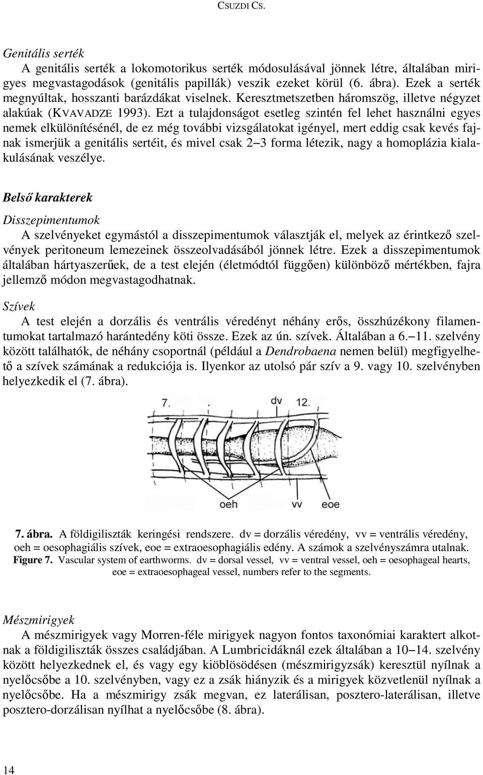 Ezt a tulajdonságot esetleg szintén fel lehet használni egyes nemek elkülönítésénél, de ez még további vizsgálatokat igényel, mert eddig csak kevés fajnak ismerjük a genitális sertéit, és mivel csak