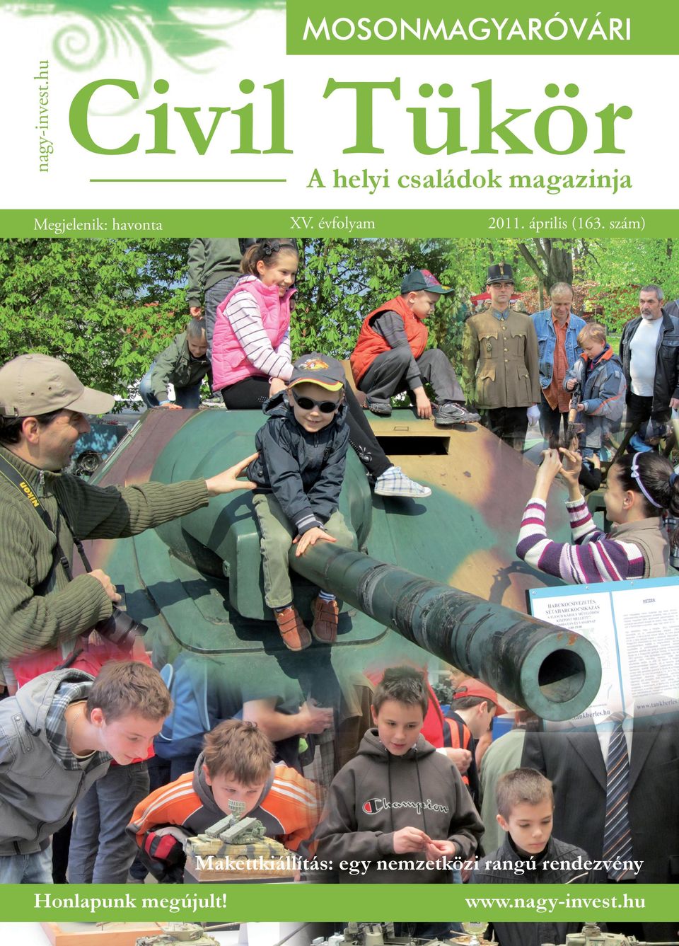 magazinja XV. évfolyam Megjelenik: havonta 2011.