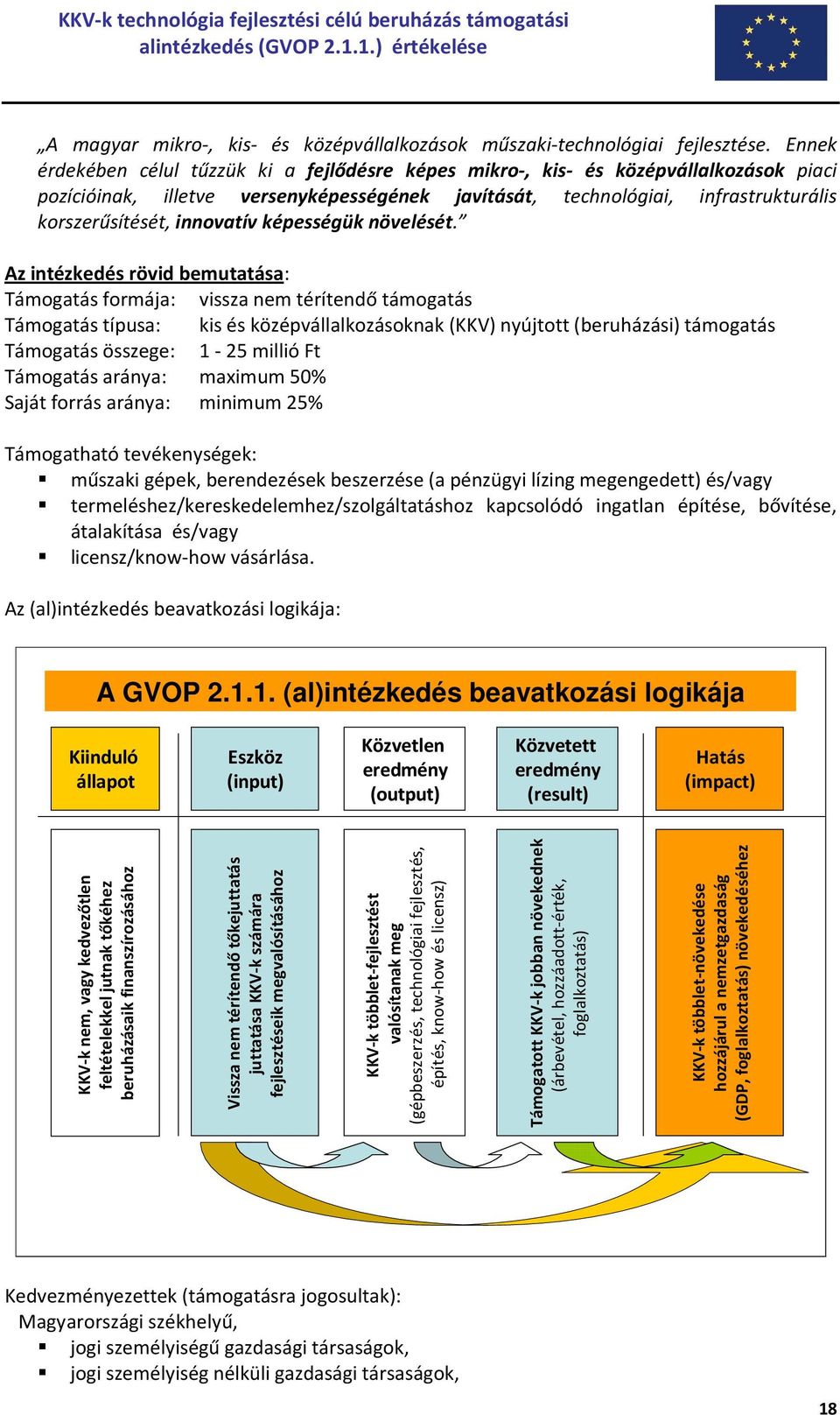 innovatív képességük növelését.