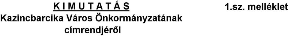 Önkormányzatának