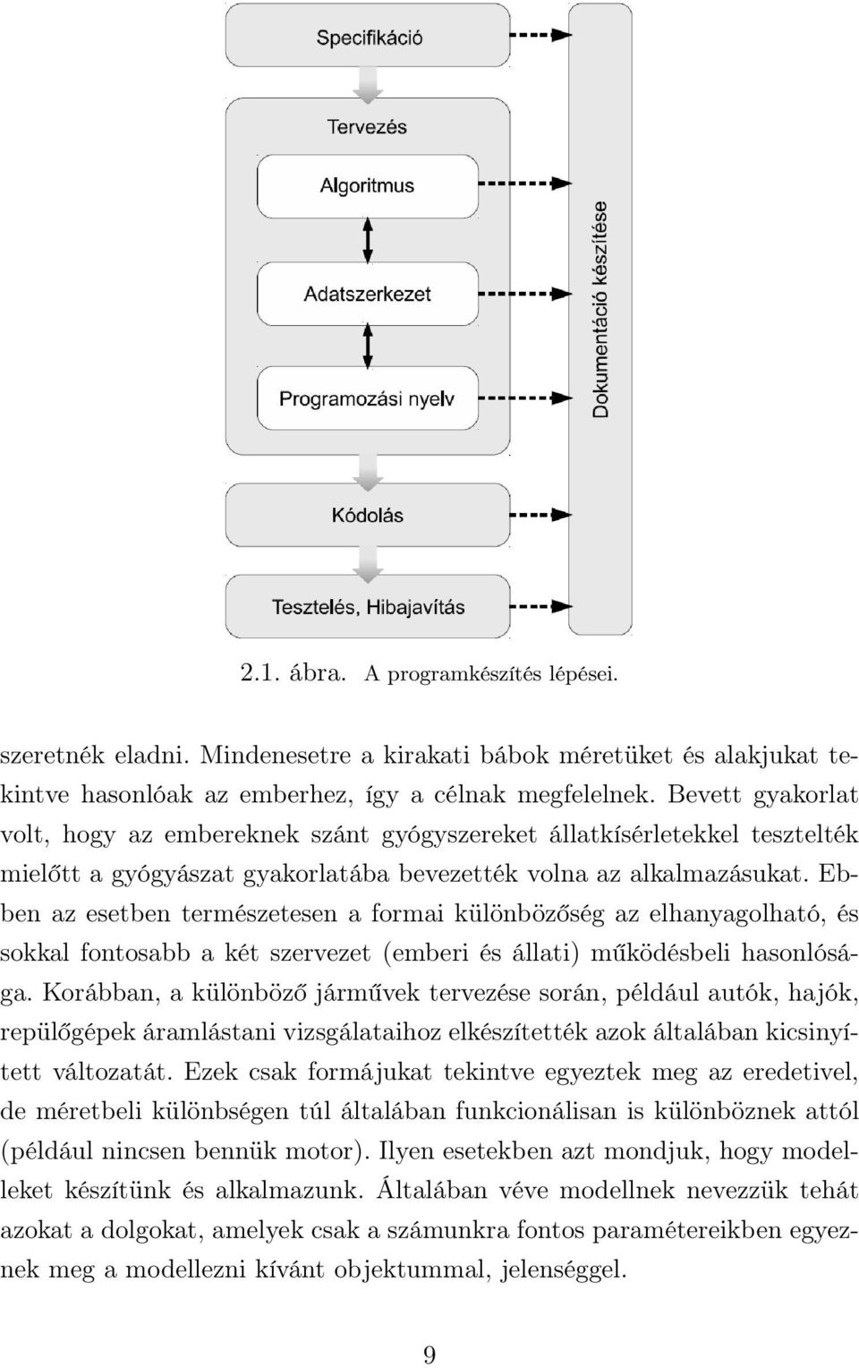 Ebben az esetben természetesen a formai különbözőség az elhanyagolható, és sokkal fontosabb a két szervezet (emberi és állati) működésbeli hasonlósága.