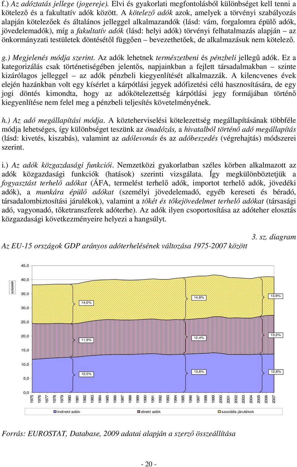 adók) törvényi felhatalmazás alapján az önkormányzati testületek döntésétől függően bevezethetőek, de alkalmazásuk nem kötelező. g.) Megjelenés módja szerint.