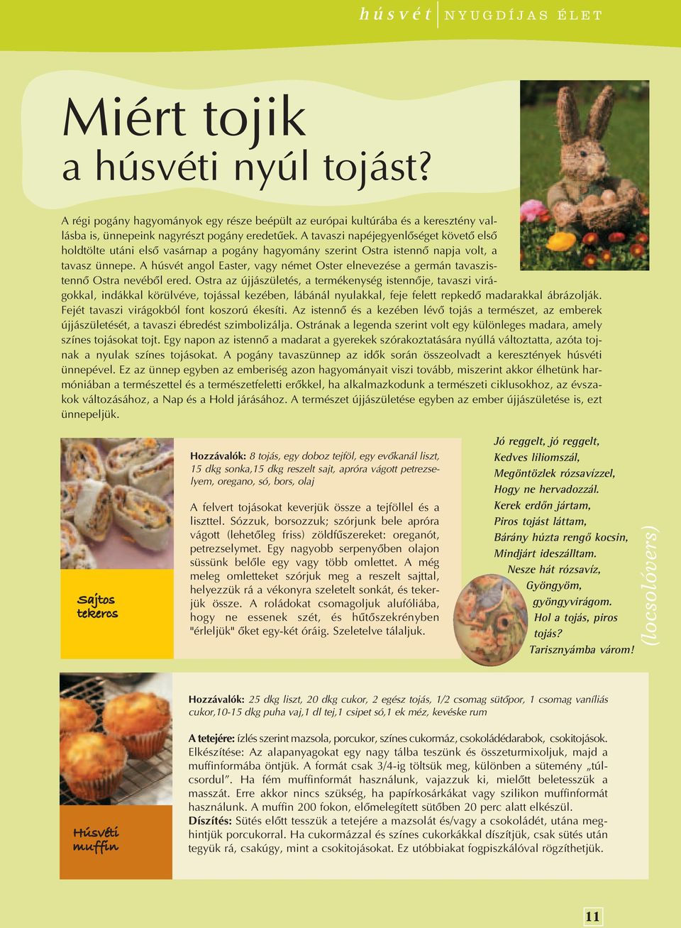 A húsvét angol Easter, vagy német Oster elnevezése a germán tavaszistennô Ostra nevébôl ered.