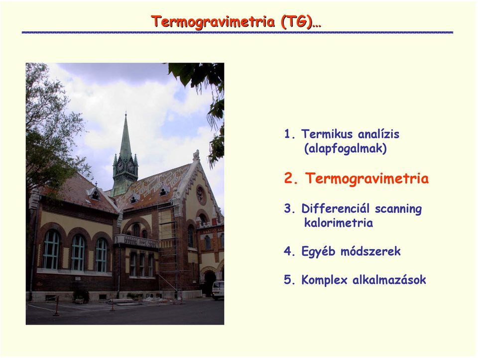 Termogravimetria 3.