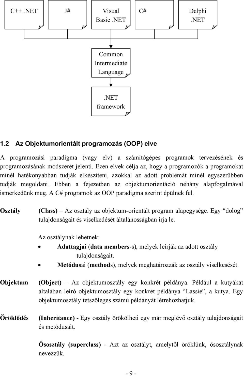 Ezen elvek célja az, hogy a programozók a programokat minél hatékonyabban tudják elkészíteni, azokkal az adott problémát minél egyszerűbben tudják megoldani.