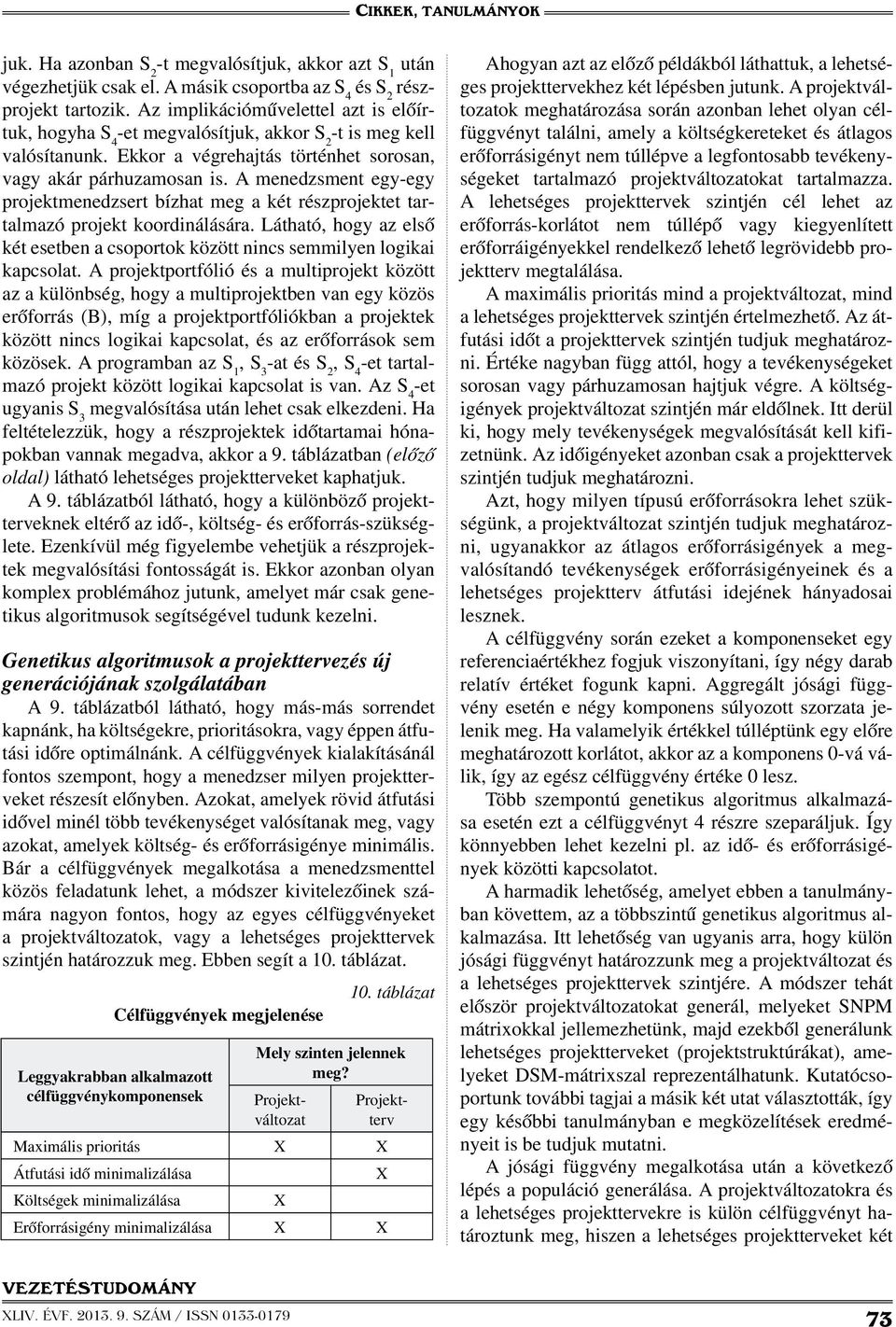 A menedzsment egy-egy projektmenedzsert bízhat meg a két részprojektet tartalmazó projekt koordinálására. Látható, hogy az első két esetben a csoportok között nincs semmilyen logikai kapcsolat.