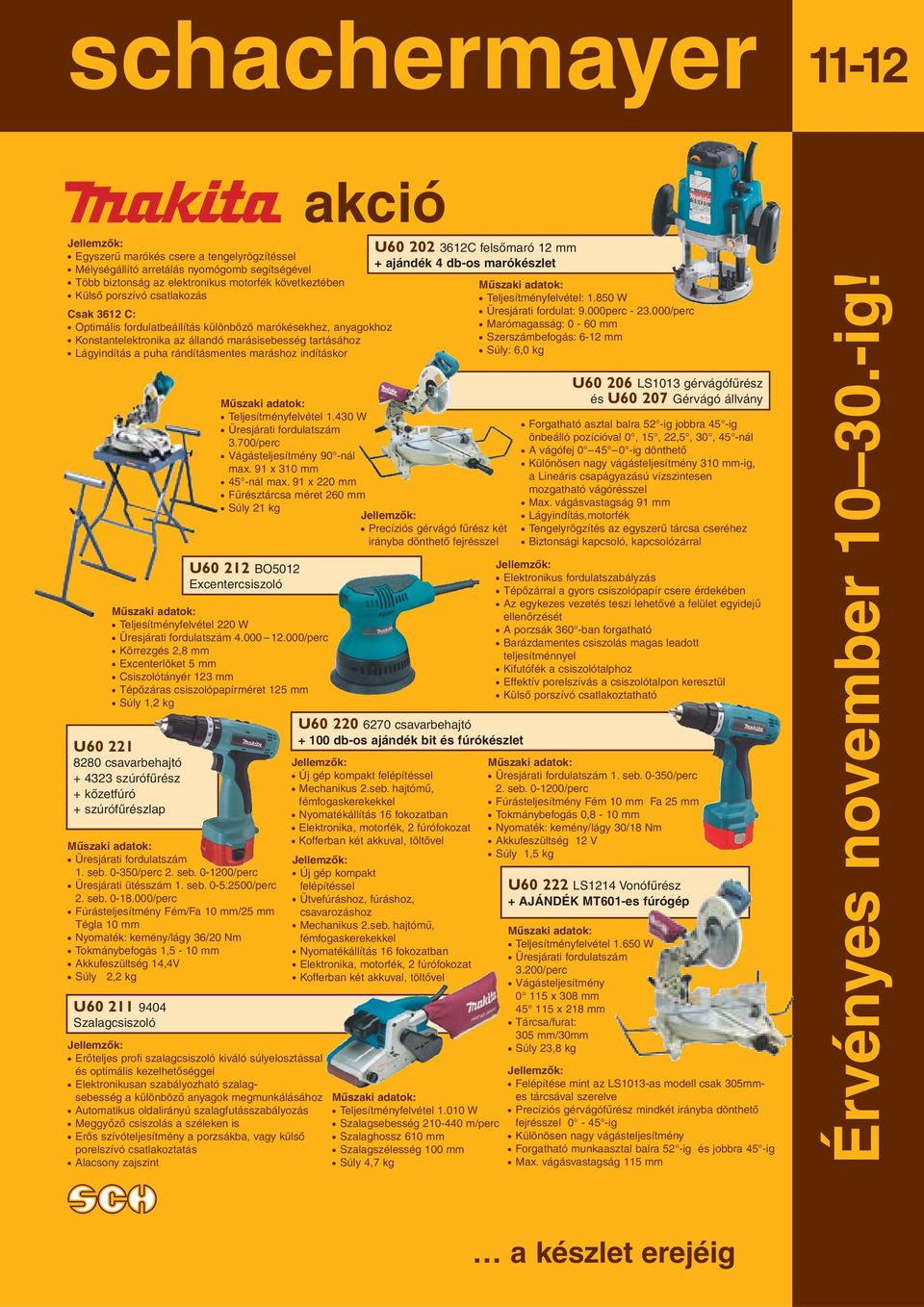 Mûszaki adatok: Teljesítményfelvétel 1.430 W Üresjárati fordulatszám 3.700/perc Vágásteljesítmény 90 -nál max. 91 x 310 mm 45 -nál max.