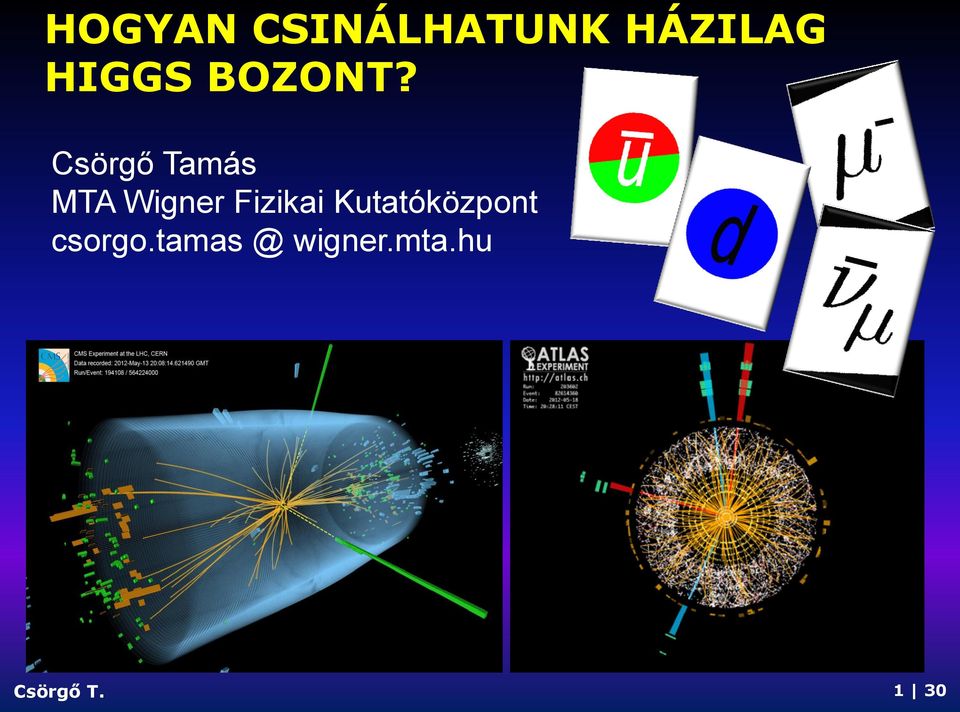 Csörgő Tamás MTA Wigner Fizikai