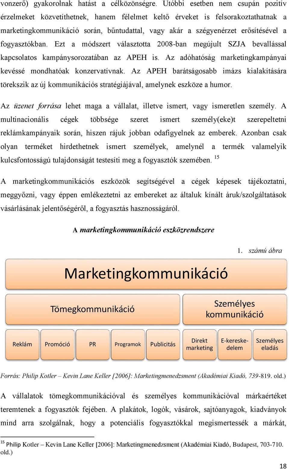 fogyasztókban. Ezt a módszert választotta 2008-ban megújult SZJA bevallással kapcsolatos kampánysorozatában az APEH is. Az adóhatóság marketingkampányai kevéssé mondhatóak konzervatívnak.