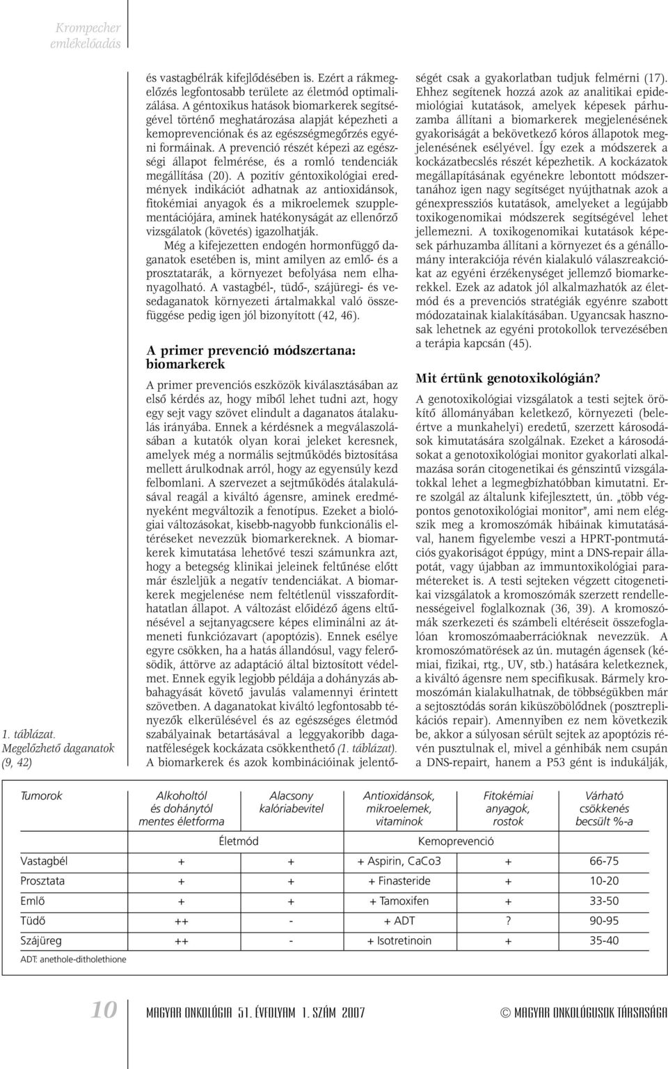 A prevenció részét képezi az egészségi állapot felmérése, és a romló tendenciák megállítása (20).