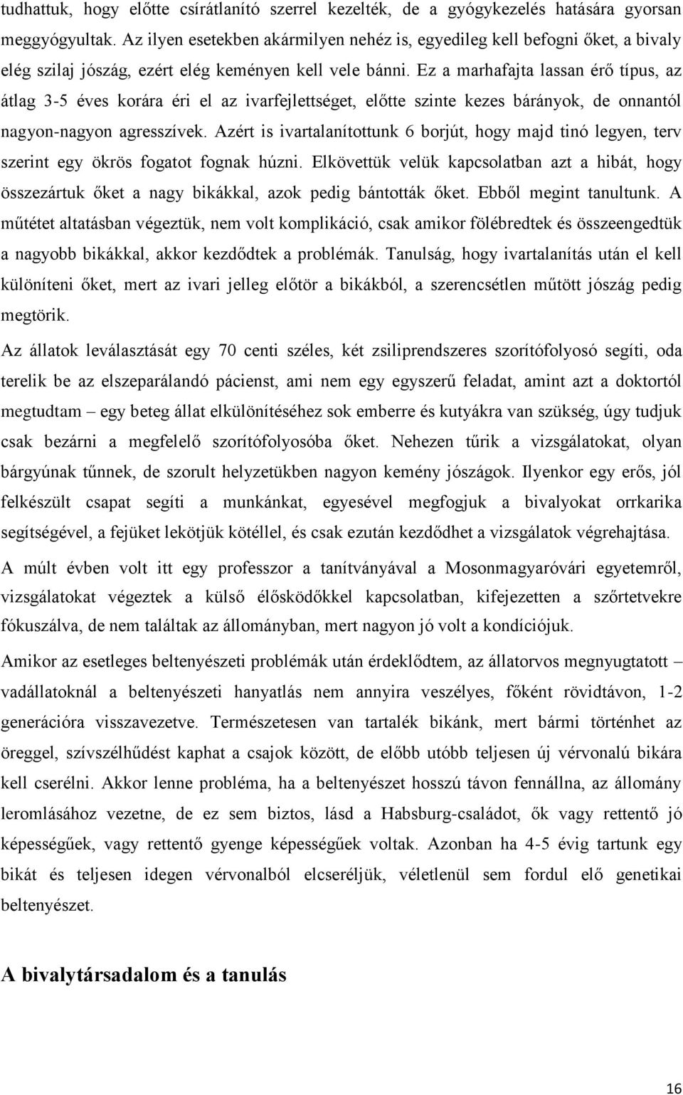 Ez a marhafajta lassan érő típus, az átlag 3-5 éves korára éri el az ivarfejlettséget, előtte szinte kezes bárányok, de onnantól nagyon-nagyon agresszívek.