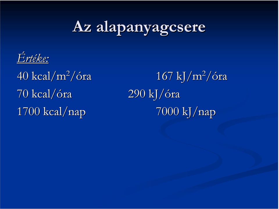 kj/m 2 /óra 290 kj/óra 7000