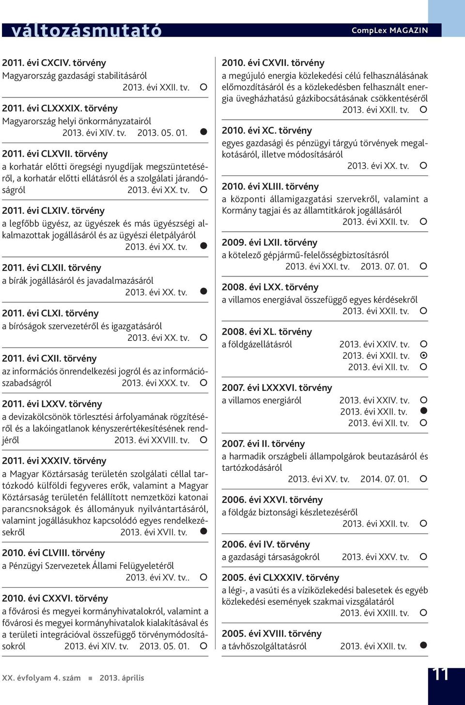 törvény a legfőbb ügyész, az ügyészek és más ügyészségi alkalmazottak jogállásáról és az ügyészi életpályáról 2013. évi XX. tv. 2011. évi CLXII. törvény a bírák jogállásáról és javadalmazásáról 2013.