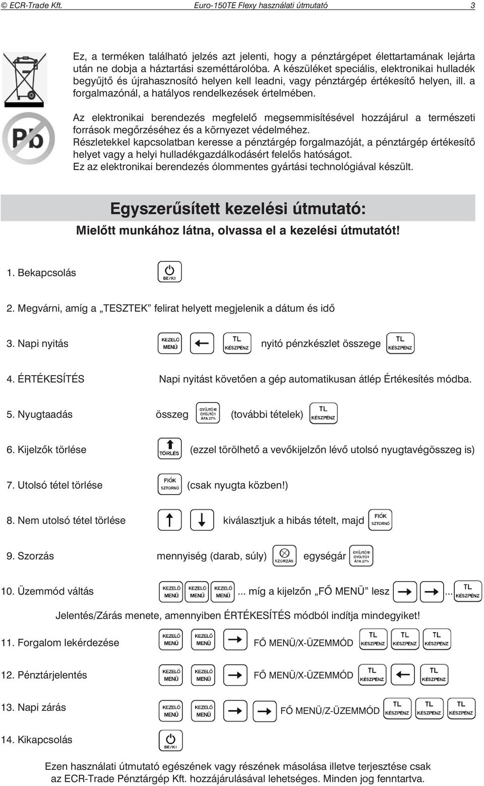 Az elektronikai berendezés megfelelő megsemmisítésével hozzájárul a természeti források megőrzéséhez és a környezet védelméhez.