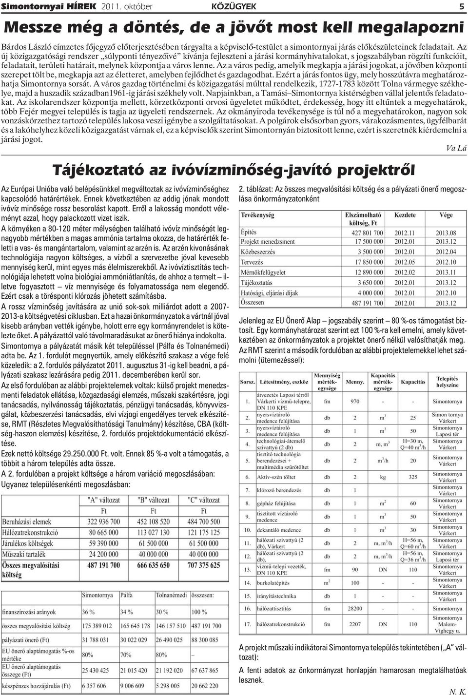 Az új közigazgatósági rendszer súlyponti tényezõivé kívánja fejleszteni a járási kormányhivatalokat, s jogszabályban rögzíti funkcióit, feladatait, területi határait, melynek központja a város lenne.