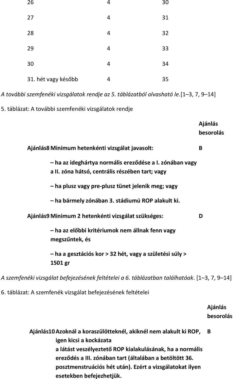 zóna hátsó, centrális részében tart; vagy ha plusz vagy pre-plusz tünet jelenik meg; vagy ha bármely zónában 3. stádiumú ROP alakult ki.