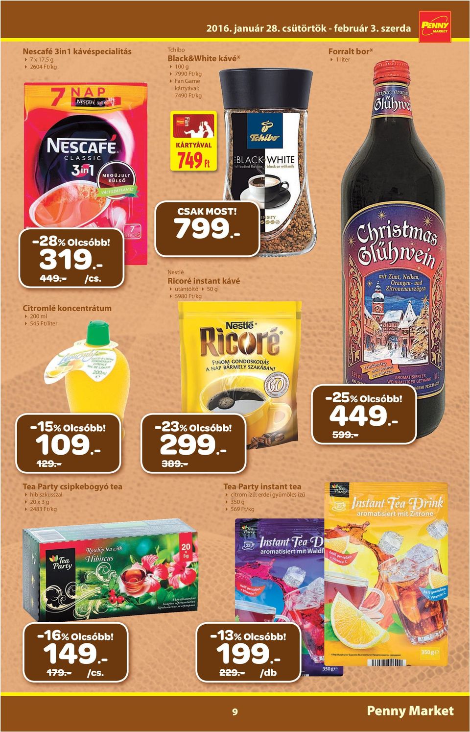 Nestlé Ricoré instant kávé utántöltő 4 50 g 5980 Ft/kg -15% Olcsóbb! 109.- 129.