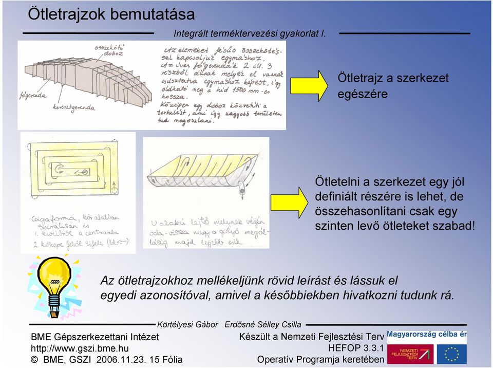 ötleteket szabad!