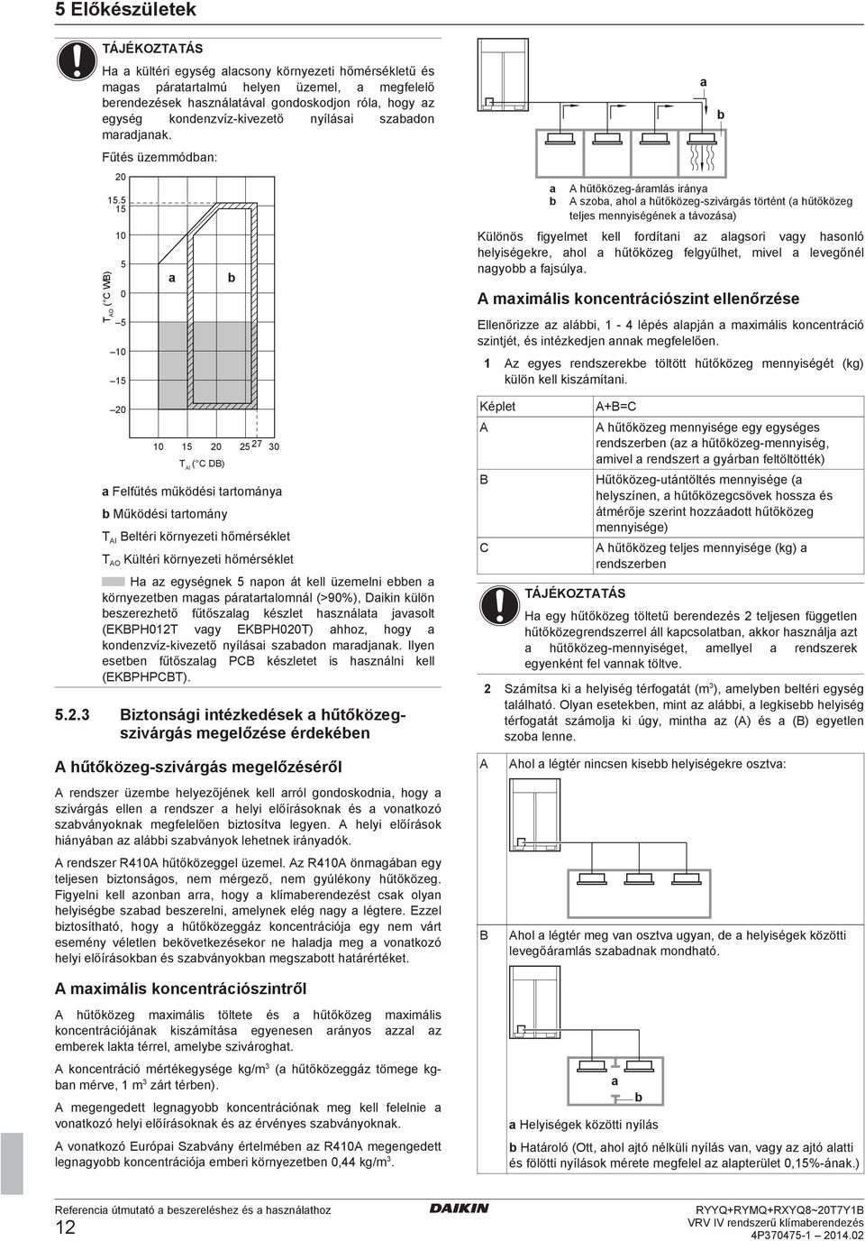 0 A mximális konntráiószint llnőrzés 5 Ellnőrizz z lái, 1 4 lépés lpján mximális konntráió szintjét, és intézkjn nnk mllőn.