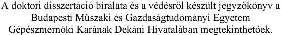 Műszaki és Gazdaságtudományi Egyetem