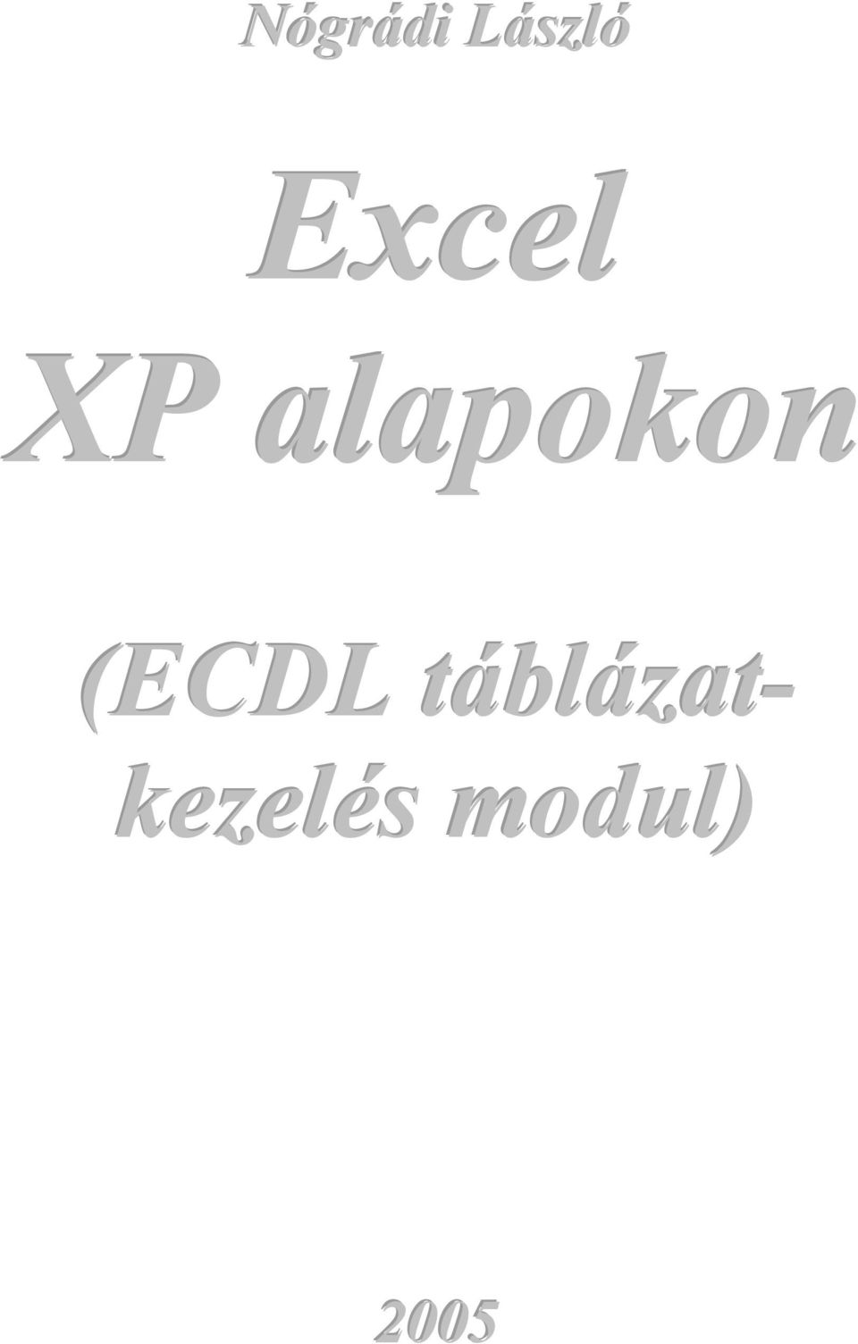 alapokon (ECDL