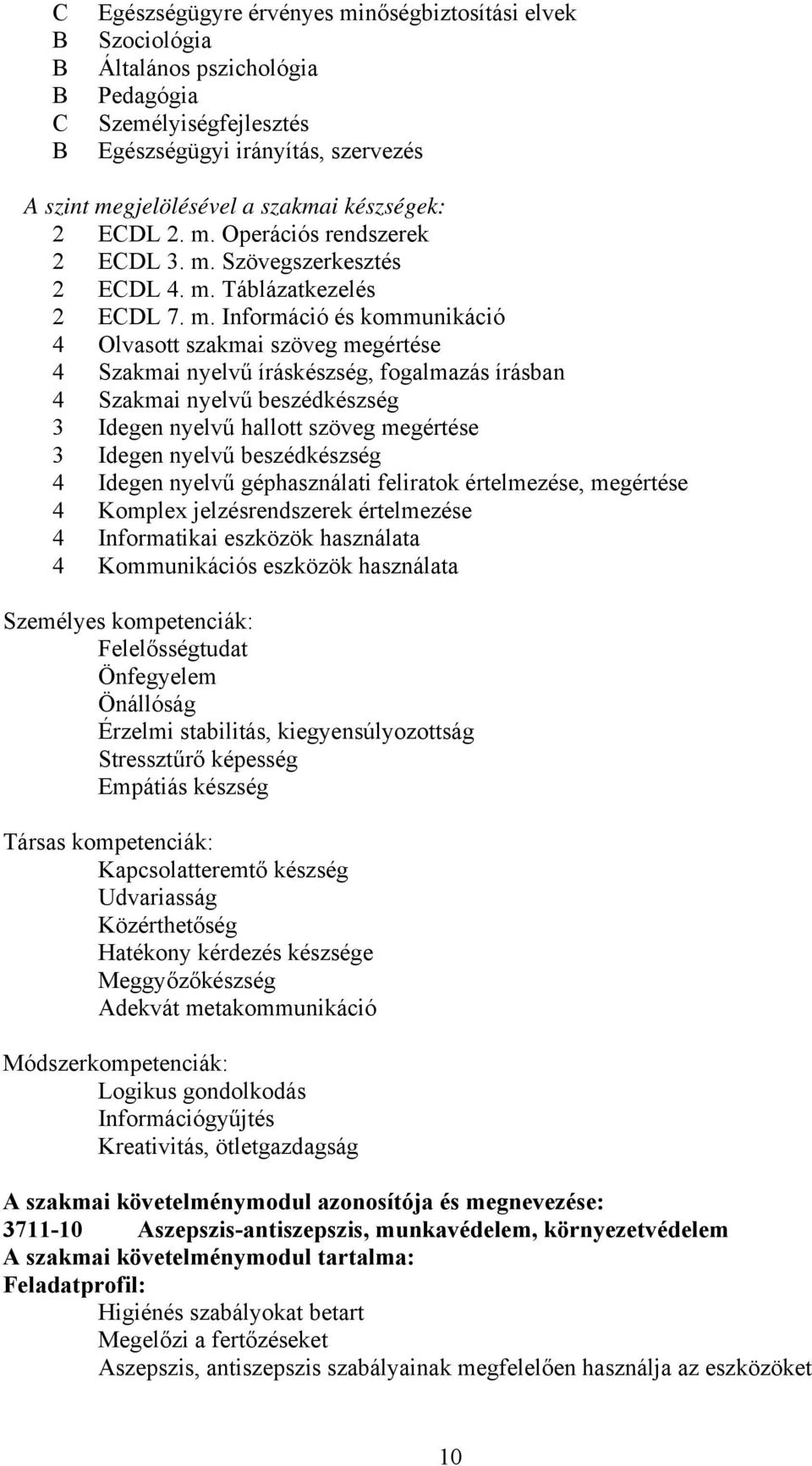 Operációs rendszerek 2 ECDL 3. m.