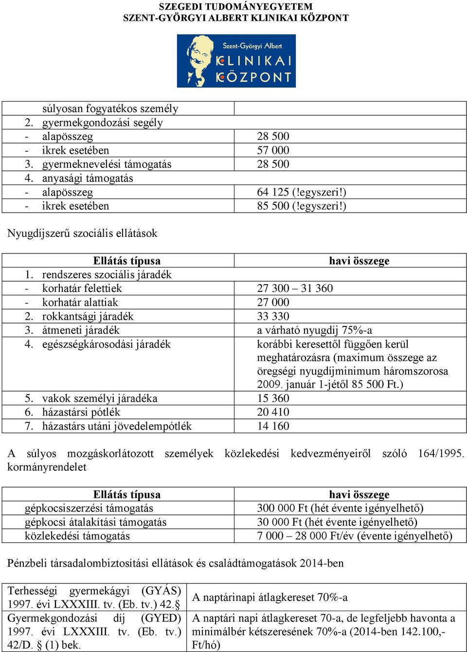 rokkantsági járadék 33 330 3. átmeneti járadék a várható nyugdíj 75%-a 4.