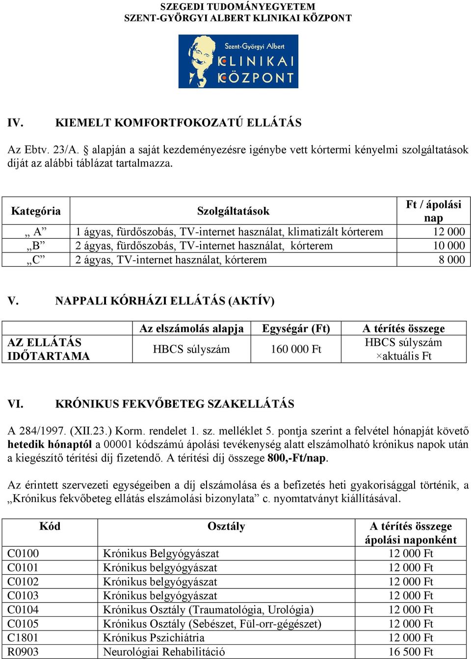 TV-internet használat, kórterem 8 000 V.