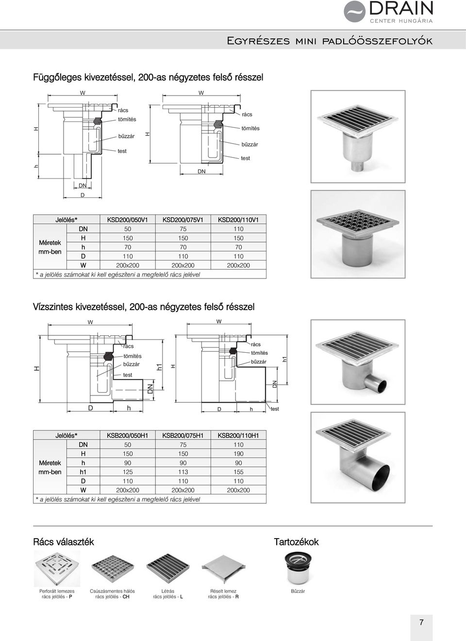 bűzzár h1 D h Jelölés* KSB200/0501 KSB200/0751 KSB200/1101 50 75 110 150 150 190 h 90 90 90 h1 125 113 155 D 110 110 110 200x200 200x200 200x200 * a jelölés számokat ki