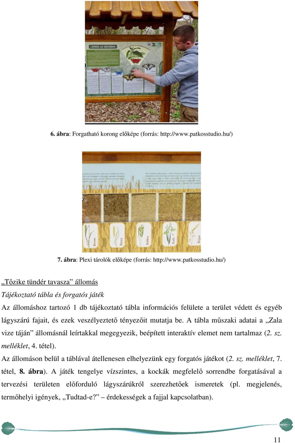 hu/) Tőzike tündér tavasza állomás Tájékoztató tábla és forgatós játék Az állomáshoz tartozó 1 db tájékoztató tábla információs felülete a terület védett és egyéb lágyszárú fajait, és ezek