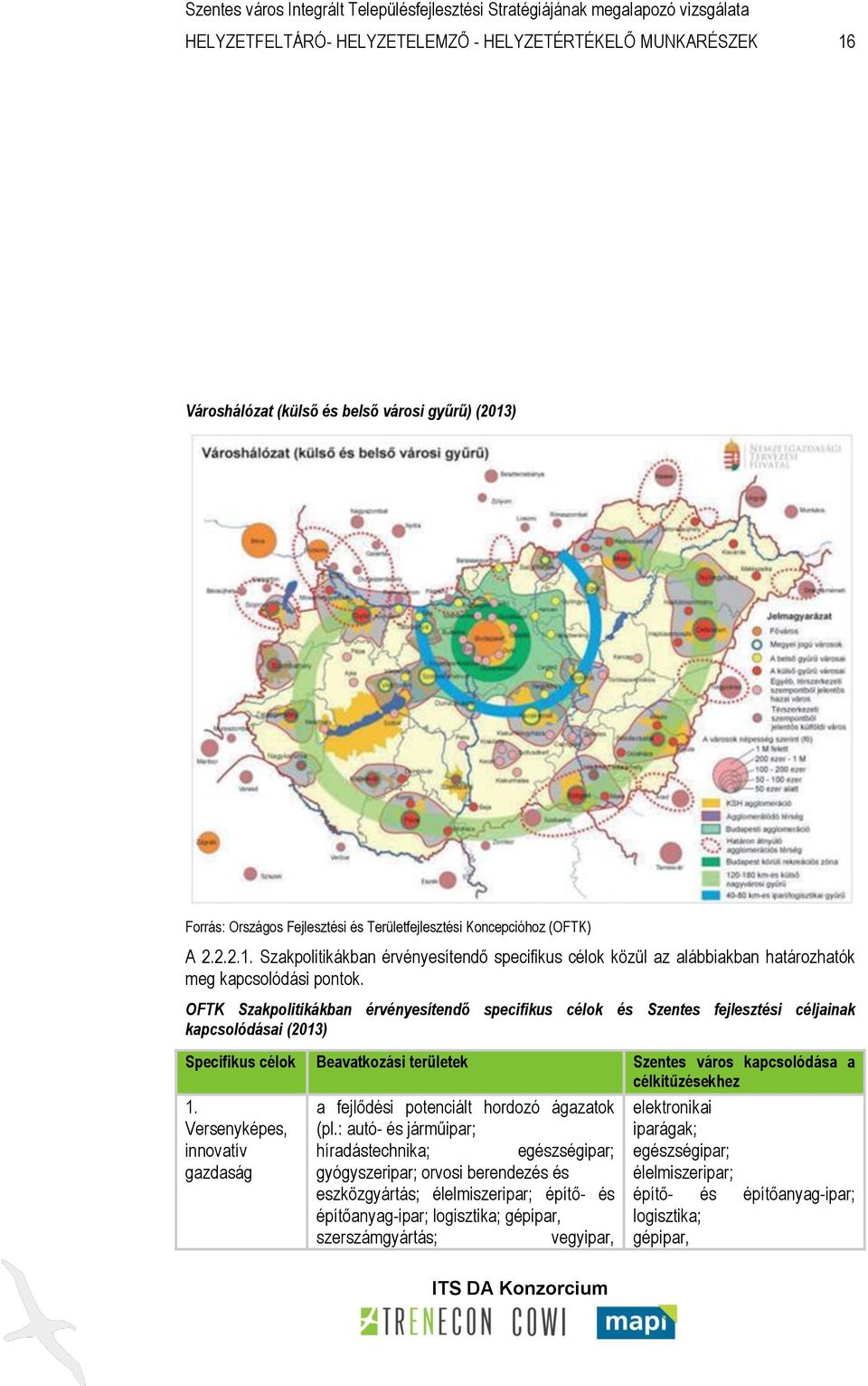 Versenyképes, innovatív gazdaság a fejlődési potenciált hordozó ágazatok (pl.