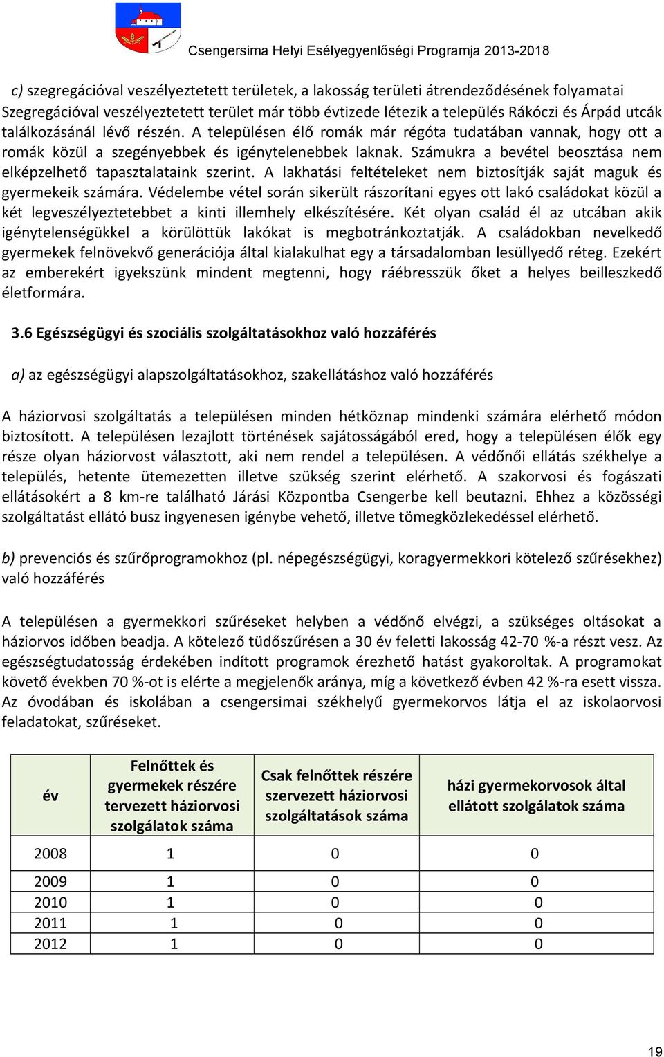 Számukra a bevétel beosztása nem elképzelhető tapasztalataink szerint. A lakhatási feltételeket nem biztosítják saját maguk és gyermekeik számára.