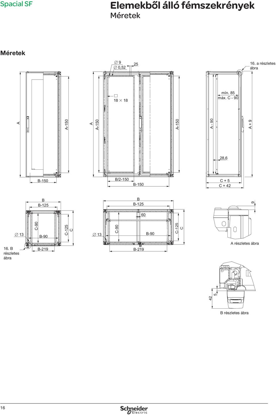 C - 90 A A-150 A A-150 A-150 A - 90 A + 9 28,6 B-150 B/2-150 B-150 C + 5 C + 42