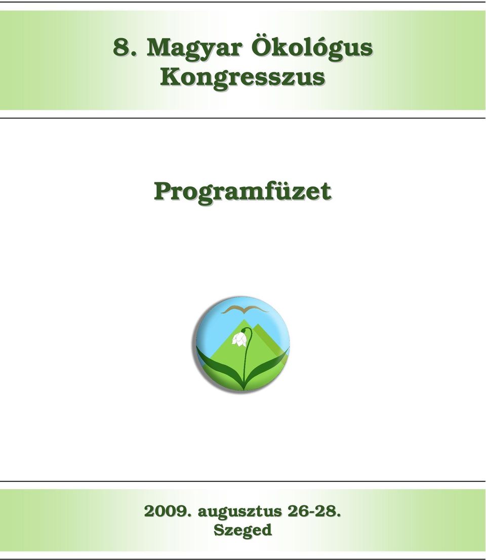 Programfüzet 2009.