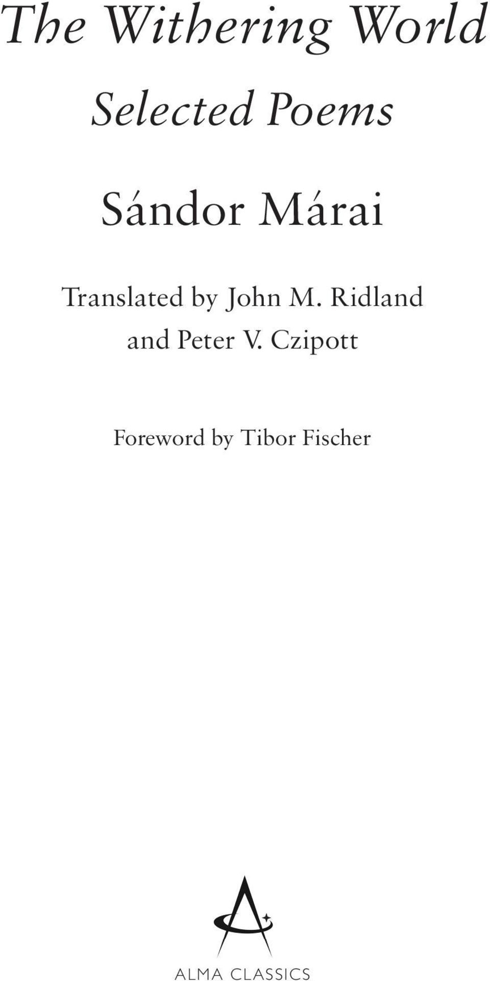 Ridland and Peter V.