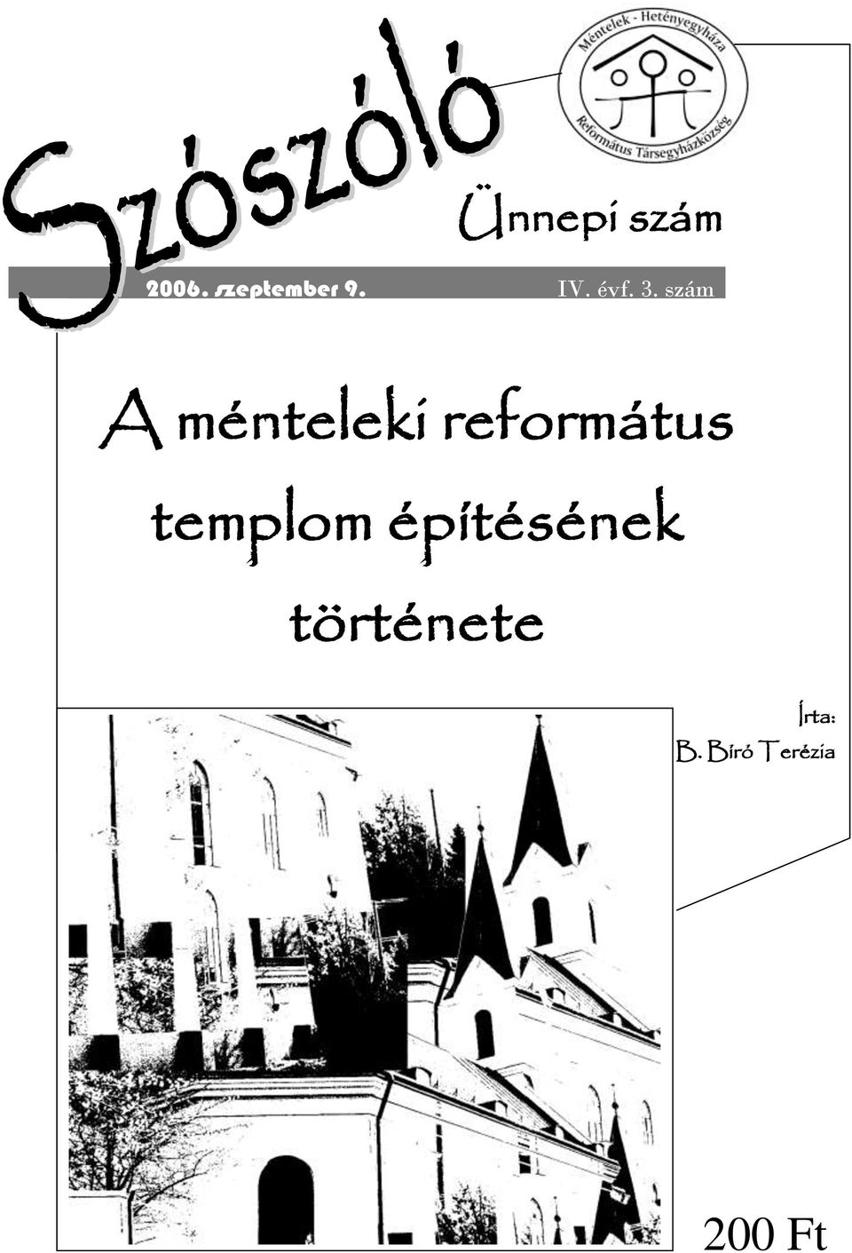 szám A ménteleki református