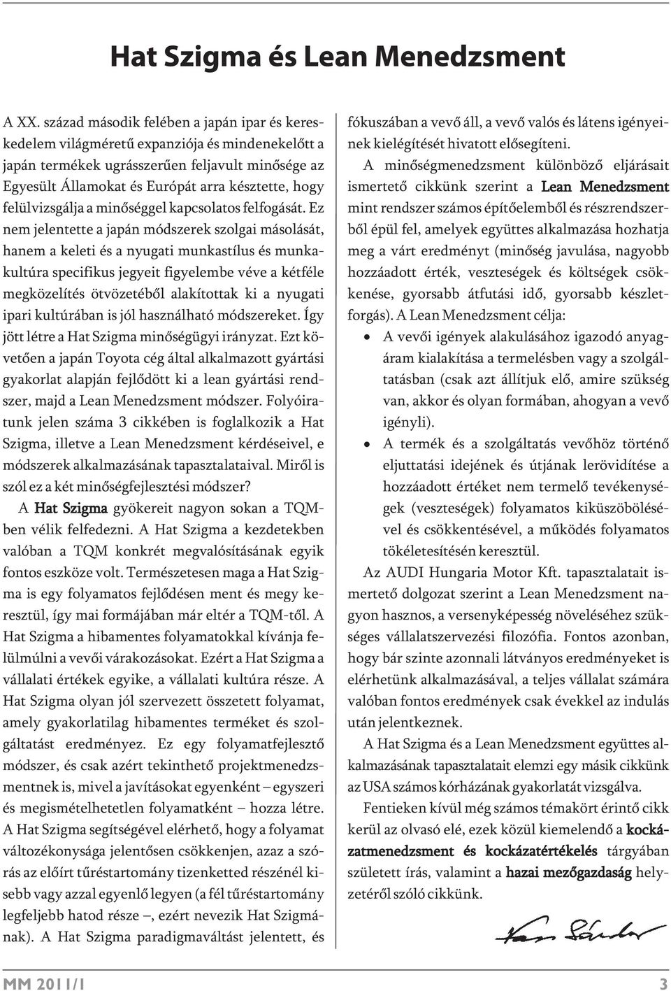 Ez nem jelentette a japán módszerek szolgai másolását, hanem a keleti és a nyugati munkastílus és munkakultúra specifikus jegyeit figyelembe véve a kétféle megközelítés ötvözetéből alakítottak ki a