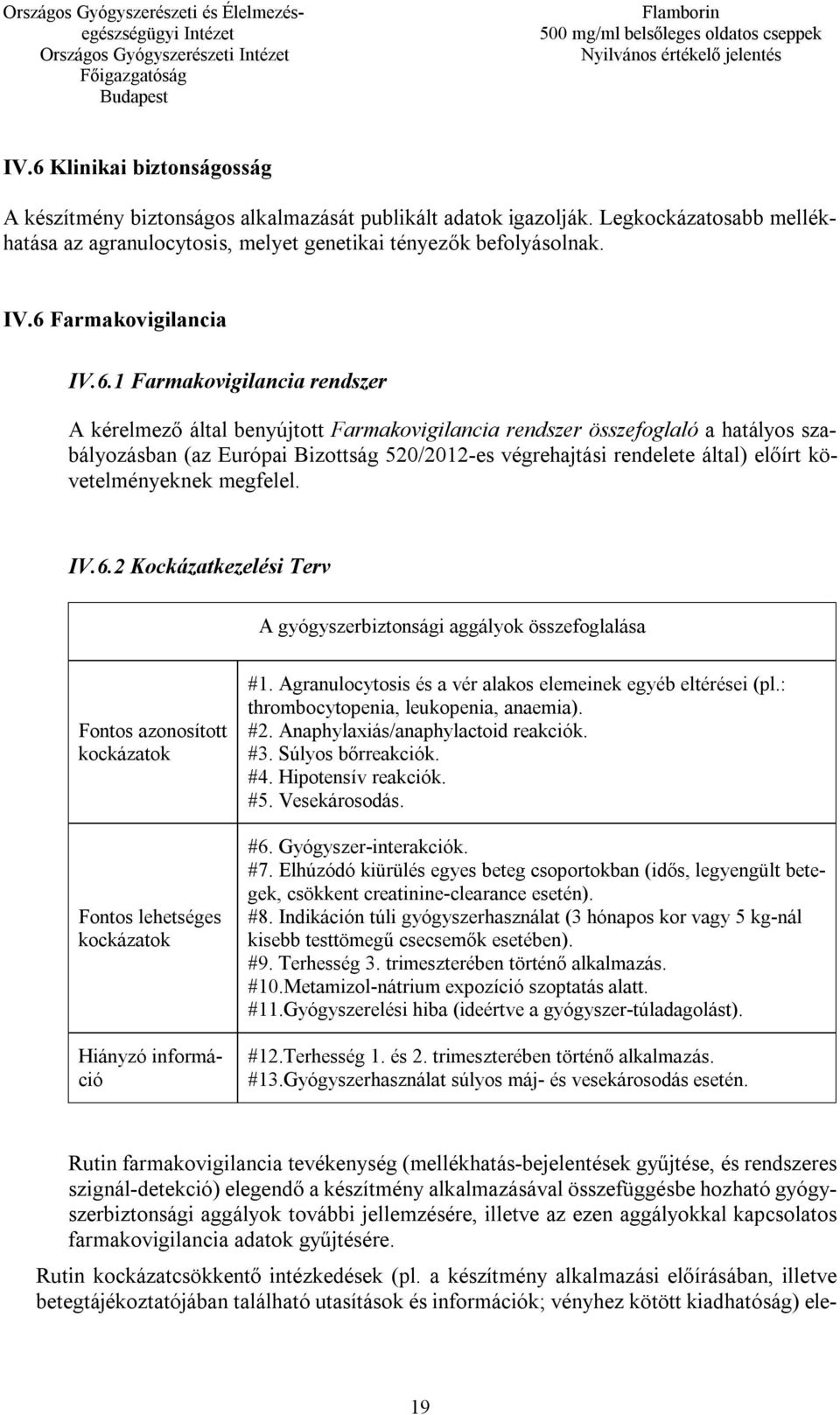 Farmakovigilancia IV.6.