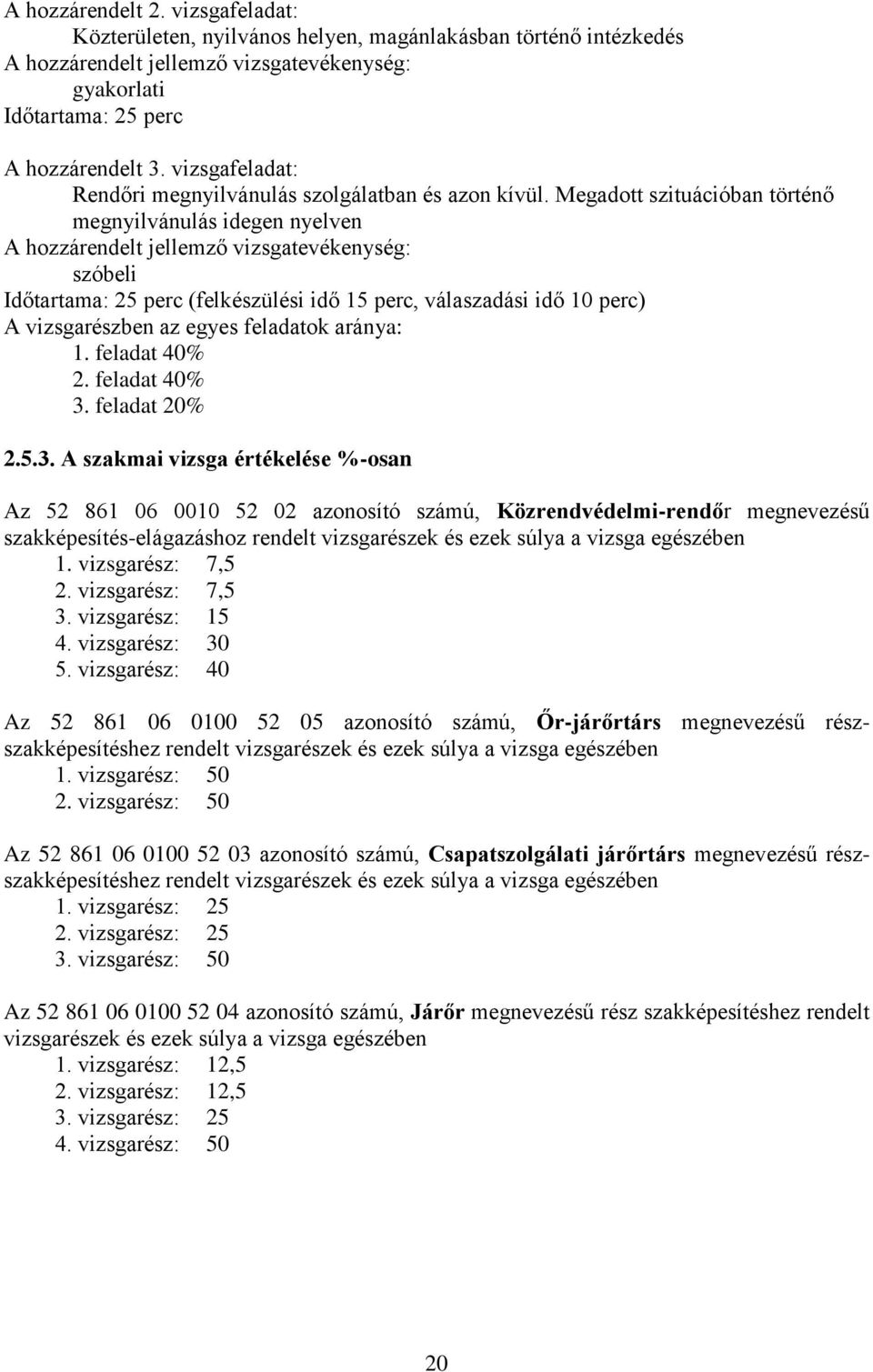 Megadott szituációban történő megnyilvánulás idegen nyelven A hozzárendelt jellemző vizsgatevékenység: szóbeli Időtartama: 25 perc (felkészülési idő 15 perc, válaszadási idő 10 perc) A vizsgarészben